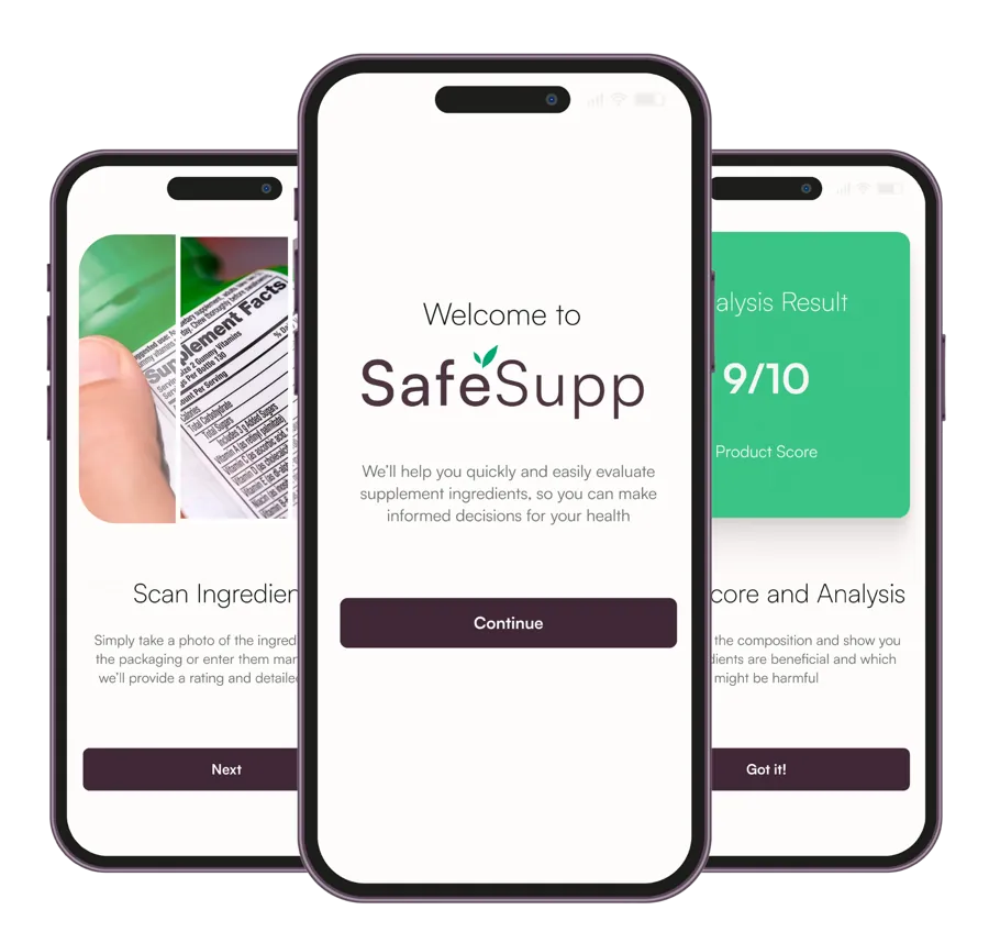 The SafeSupp app