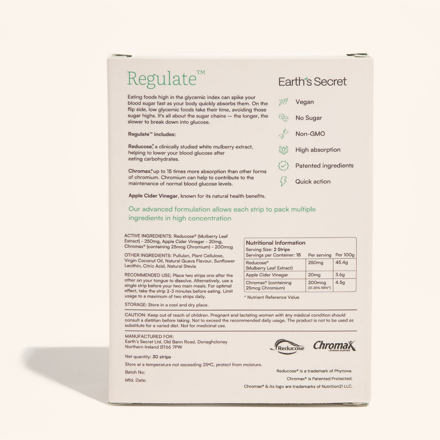 Regulate™ Oral Strips