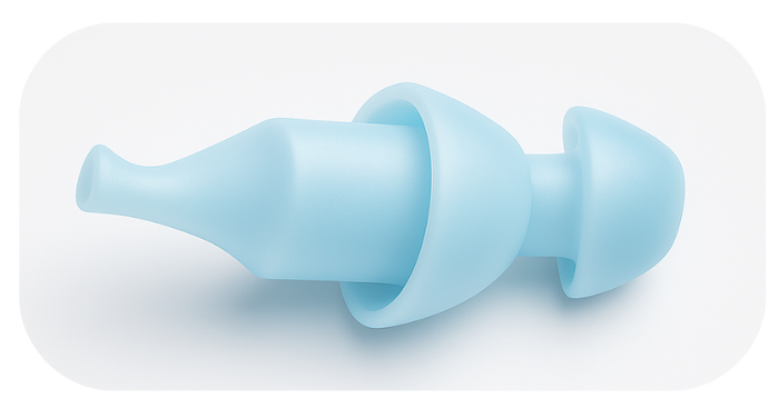 Large Mute ear plug (blue)