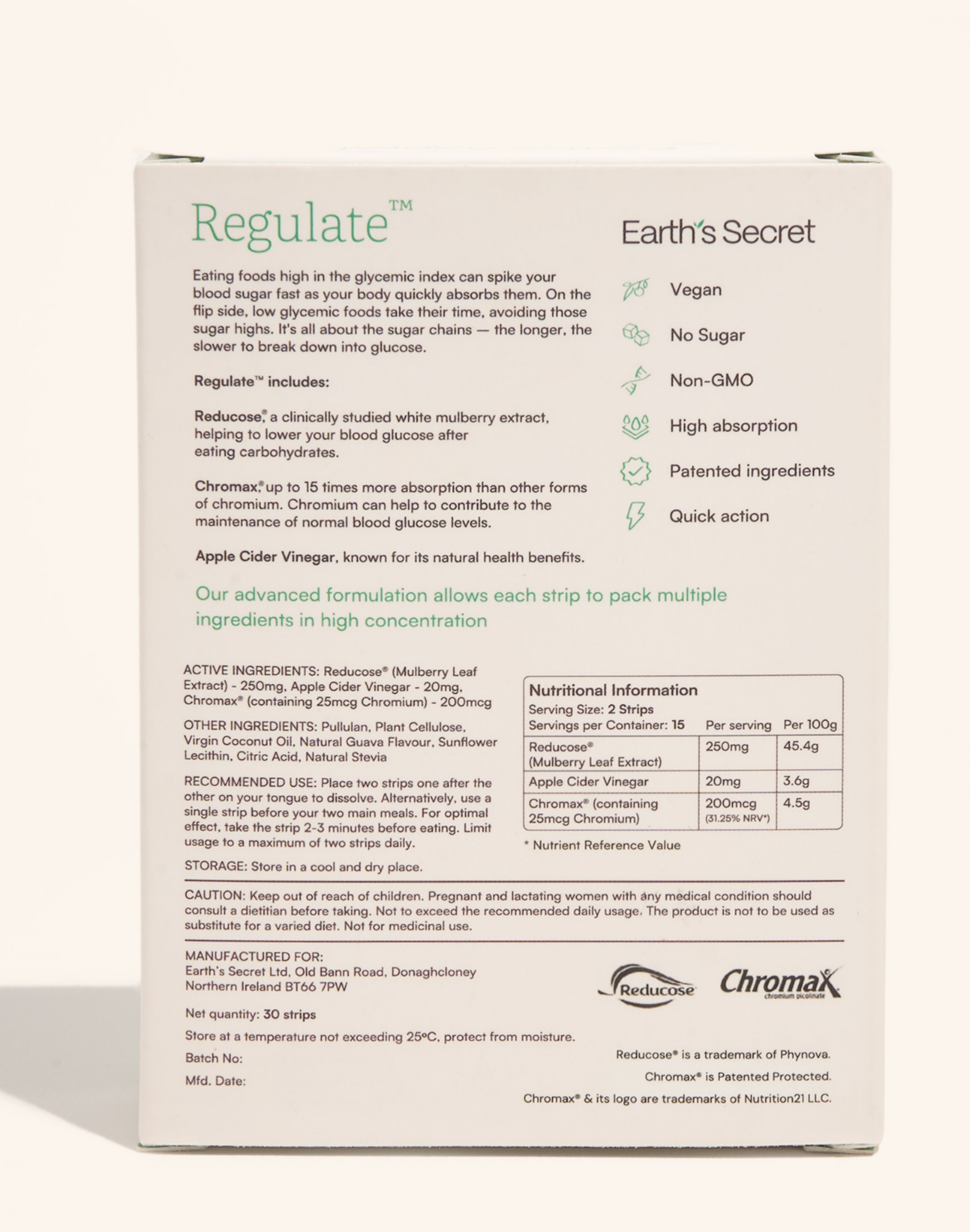 Regulate™ Oral Strips