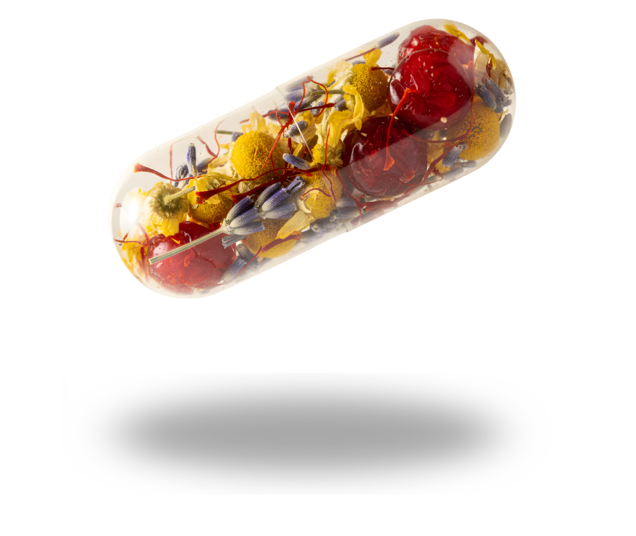 Photo of the ingredients within sleep capsule