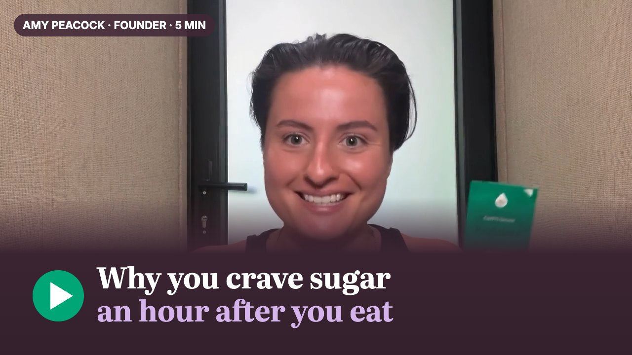Watch: why you crave sugar an hour after you eat